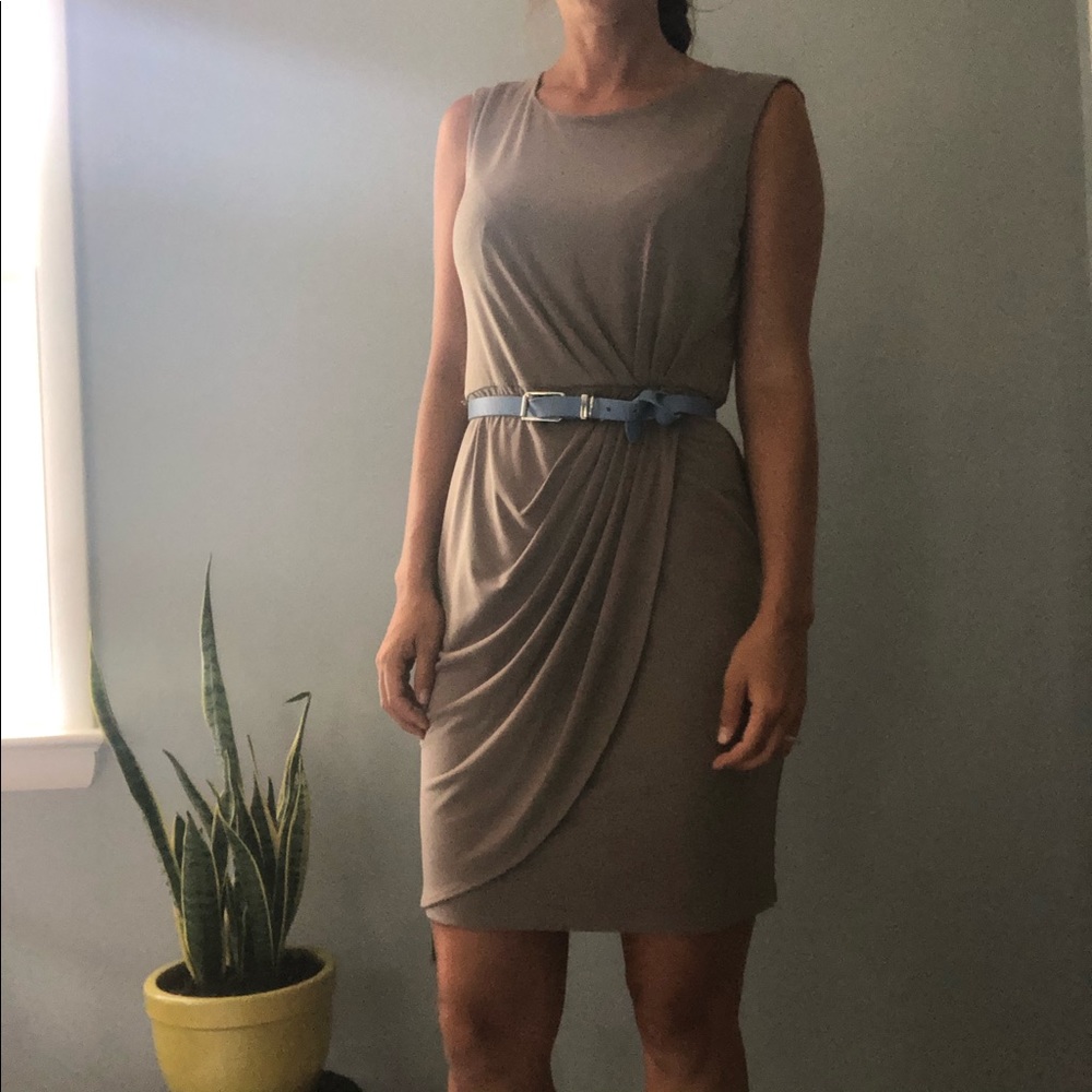 Tan formal dress - Calvin Klein